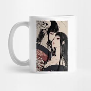 Geisha and skull 8011 Mug